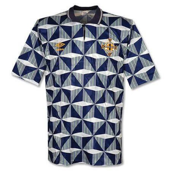 Northern Ireland away retro soccer jersey maillot match men's 2ed sportwear football shirt 1990-1993